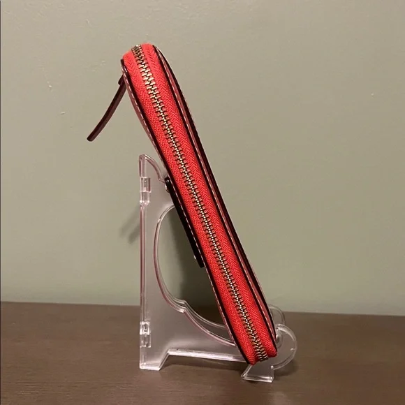 Kate Spade Red Zip-Around Wallet - Picture 4 of 13